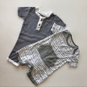 Burt’s Bees Baby Romper Bundle (3-6M)